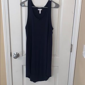 Leith Navy Casual Tank Shift Dress